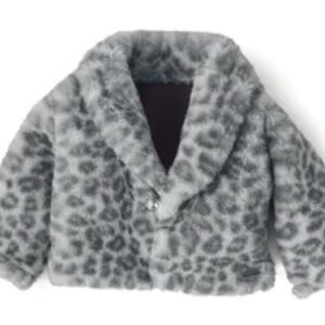 American Girl 18" Doll Retired Mix and Match Paris Lovely Leopard Coat ONLY